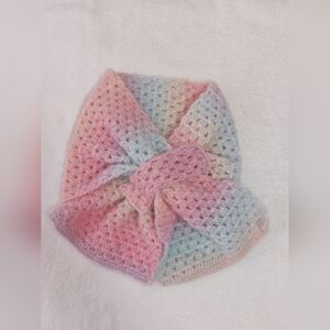 Pastel Crochet Scarf